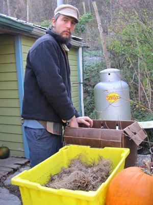 Nate doing some work for the apothecary